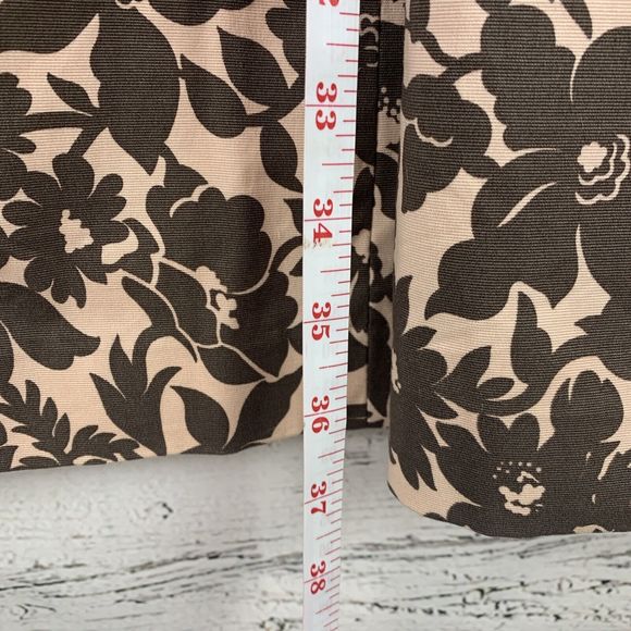 Nine West Sheath Dress [Size S/M] Sleeveless Floral Print Zipper Back Stretch‎ - Picture 3 of 10